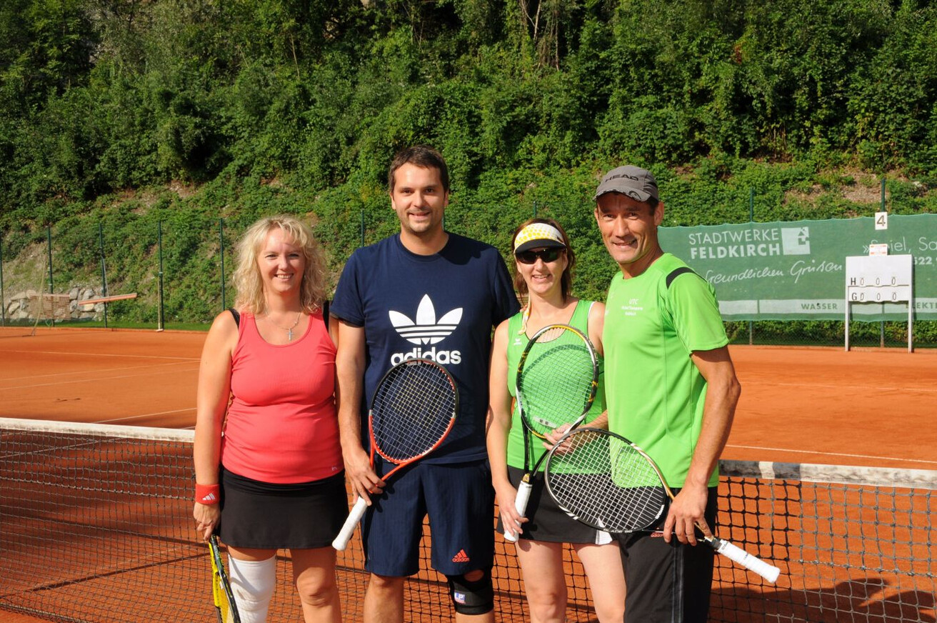 MIXED 35+ THURNHER Adriane (TC NOTO) MARTE Christian (TC ESV Feldkirch) und LOACKER Petra, LOACKER Andreas (UTC Koblach)
